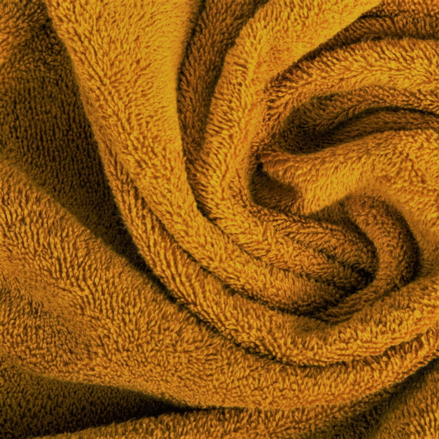 Mustár színű luxus pamut törölköző 30x30 cm 2 db
